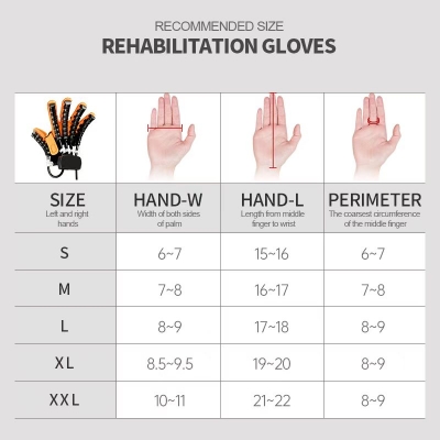 Реабилитационные роботизированные перчатки Rehab Glove Pair, размер L-6