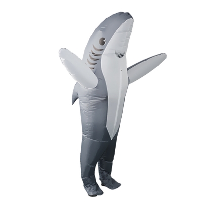 Фото: Надувной карнавальный костюм Акула, серый FZ1758-1 Надувной карнавальный костюм Акула, серый FZ1758-1