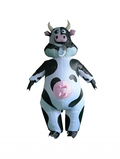 Надувной карнавальный костюм Корова-Бурёнка FZ1897-1