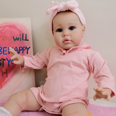 Фото: Мягконабивная кукла Реборн девочка Ия, 55 см-3 Мягконабивная кукла Реборн девочка Ия, 55 см-3